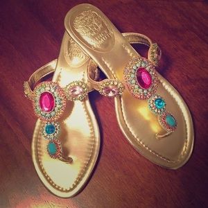 VINCE CAMUTO
Jeweled Demi Sandals - Ilina NWOT